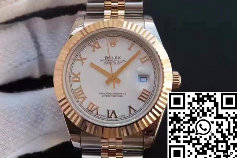 41mm Dial Datejust Rhodium Rolex 126333-006 White 0116